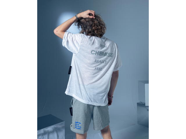 CHEMISE CHEMISE Fleece White T-Shirt - view 4