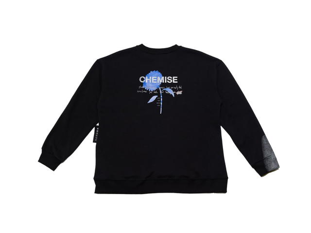 CHEMISE CHEMISE How You Really Feel Black Sweater - view 2