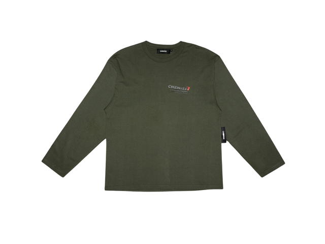 CHEMISE CHEMISE Lewis Dark Green Long Sleeve T-Shirt - view 1