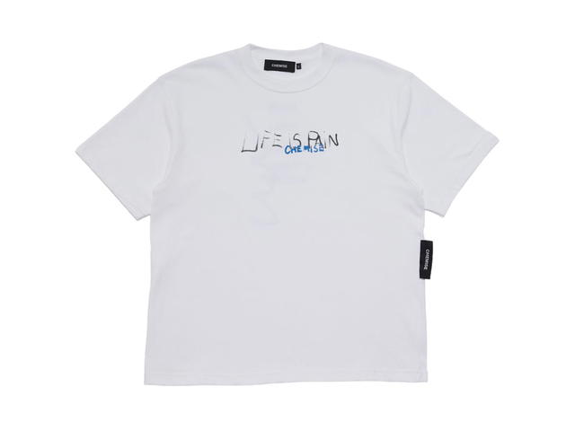 CHEMISE CHEMISE Life Is Pain White T-Shirt - view 1