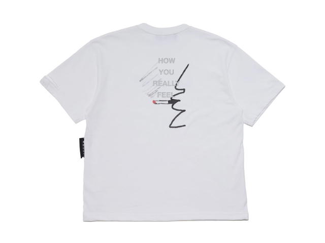 CHEMISE CHEMISE Life Is Pain White T-Shirt - view 2