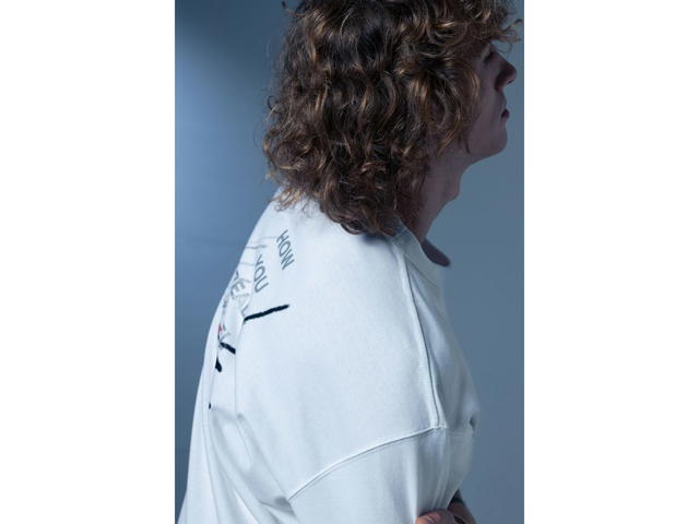 CHEMISE CHEMISE Life Is Pain White T-Shirt - view 4