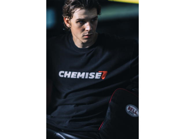 CHEMISE CHEMISE Multi Logo Black Long Sleeve T-Shirt - view 4
