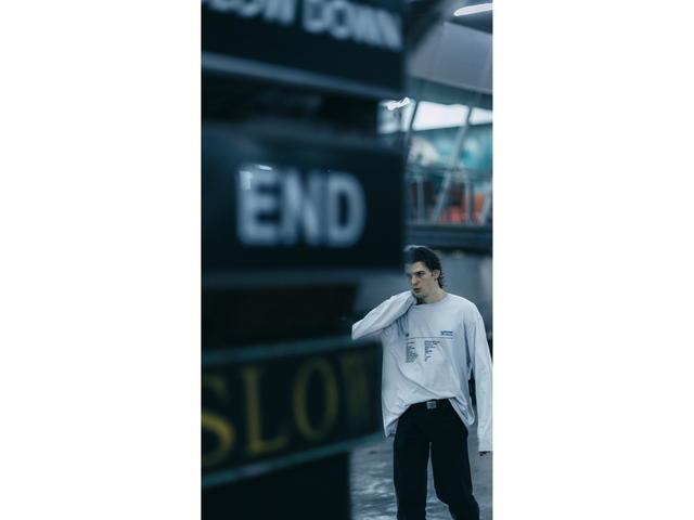 CHEMISE CHEMISE My Team Grey Long Sleeve T-Shirt - view 2