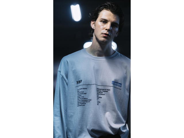 CHEMISE CHEMISE My Team Grey Long Sleeve T-Shirt - view 3