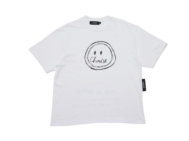 CHEMISE CHEMISE Smiley Drawing White T-Shirt - view 1