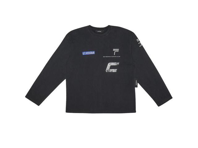 CHEMISE CHEMISE Sparco Logo Black Long Sleeve T-Shirt - view 1