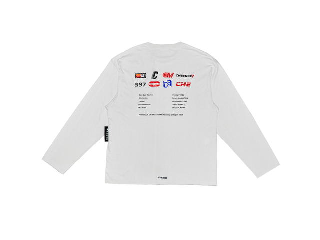CHEMISE CHEMISE Stat-Board Grey Long Sleeve T-Shirt - view 2