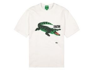 Buy Chinatown Market x Lacoste Tee Shirt White at Sasom – Authentic and Ready to Ship