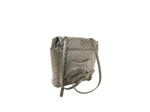 Chanel Chanel Iridescent Chevron Quilted Urban Spirit Backpack Silver - view 2