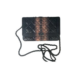 Buy Chanel Boy Wallet on Chain Python Black at Sasom – Authentic and Ready to Ship