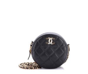 Buy Chanel Coco Candy Round Clutch With Chain Quilted Caviar Black at Sasom – Authentic and Ready to Ship