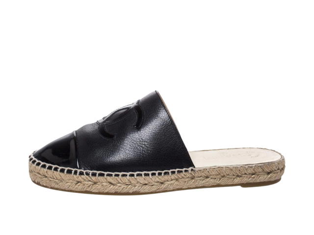 Chanel Chanel CC Cap Toe Espadrilles Black - view 2