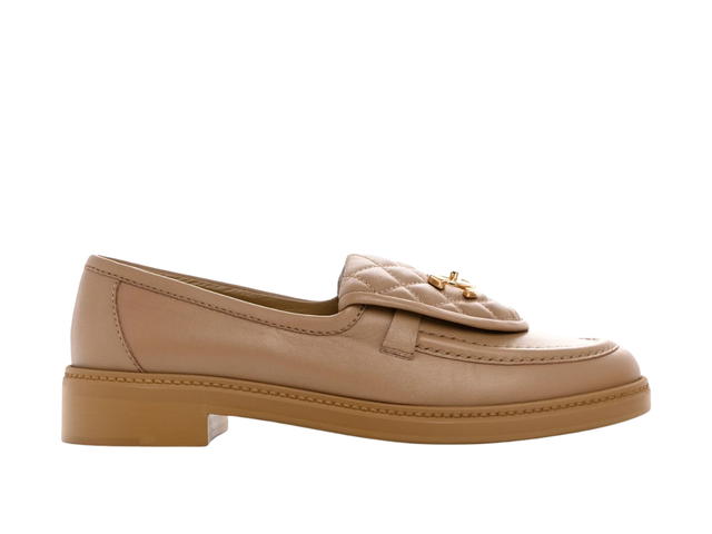Chanel Chanel CC Turnlock Loafers Beige - view 1