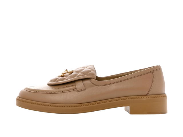 Chanel Chanel CC Turnlock Loafers Beige - view 2
