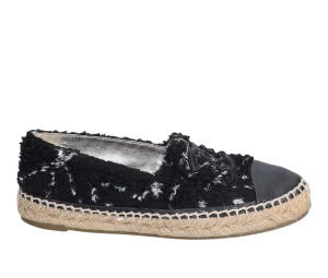 Buy Chanel Espadrilles Black at Sasom – Authentic and Ready to Ship