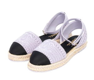 Chanel Chanel Grosgrain Espadrilles Purple (Women's) - view 2