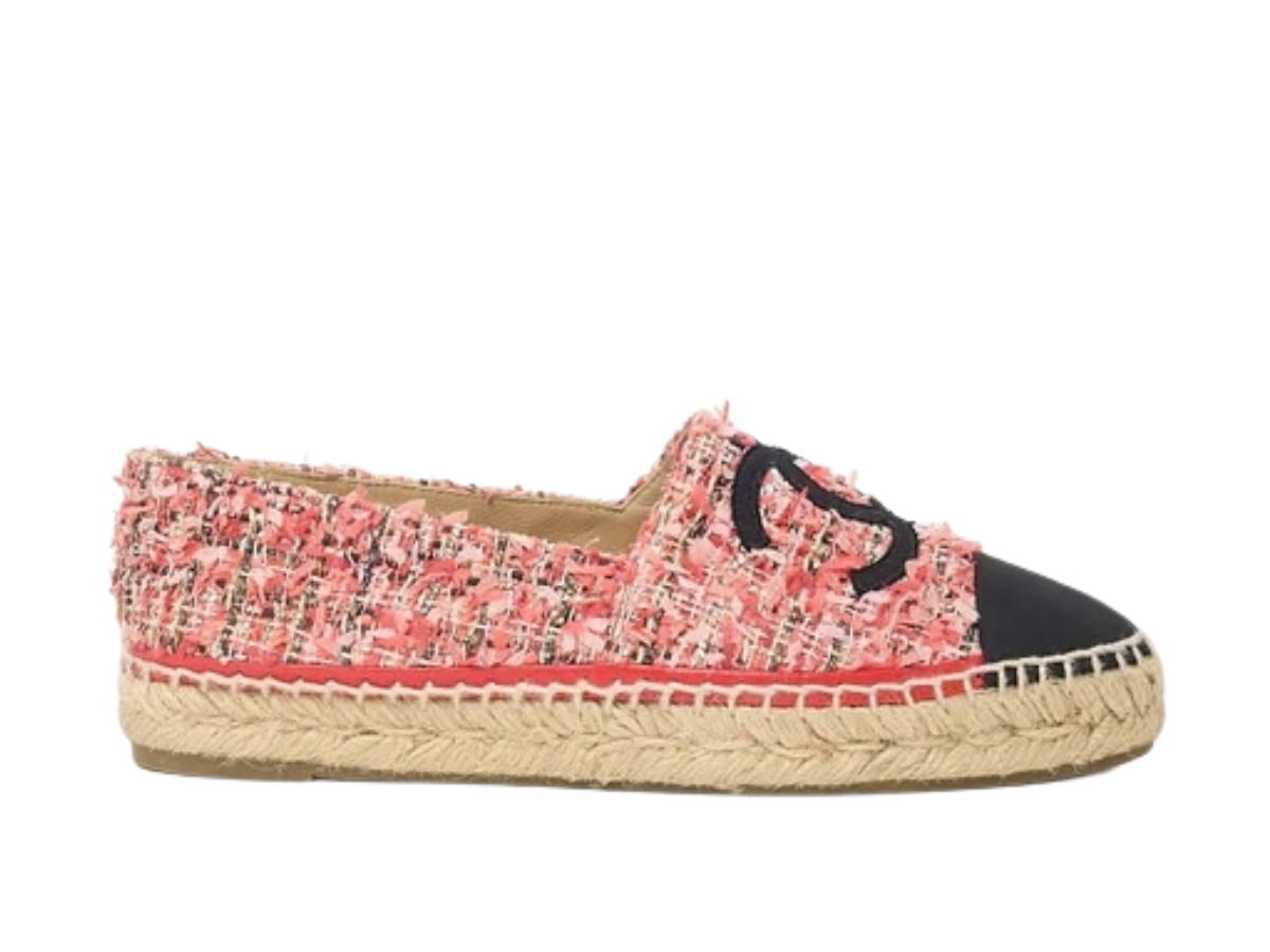 Chanel Chanel Tweed Espadrilles Red (Women's)
