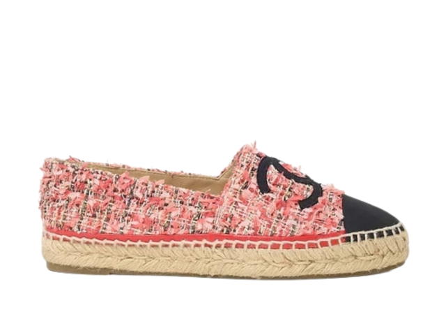 Chanel Chanel Tweed Espadrilles Red (Women's) - view 1