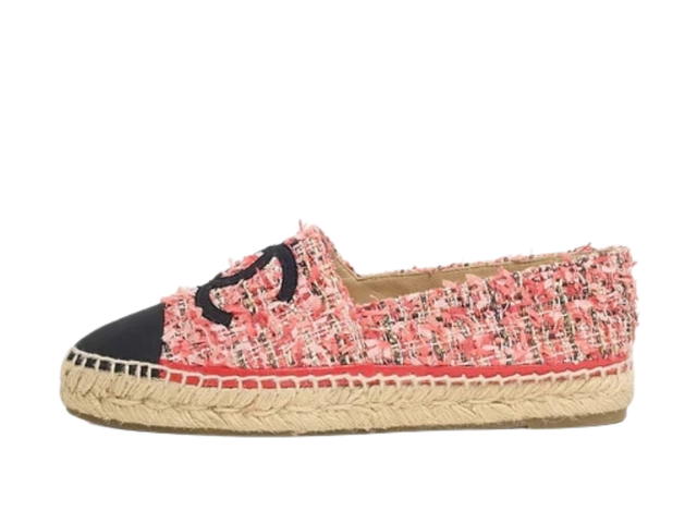 Chanel Chanel Tweed Espadrilles Red (Women's) - view 2