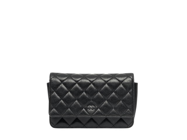 Chanel Chanel Woc In Black Quilted Caviar With Silver Hardware - view 1
