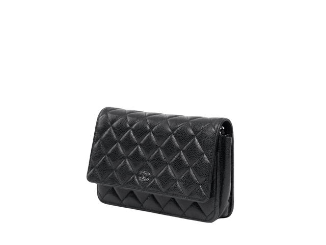 Chanel Chanel Woc In Black Quilted Caviar With Silver Hardware - view 2
