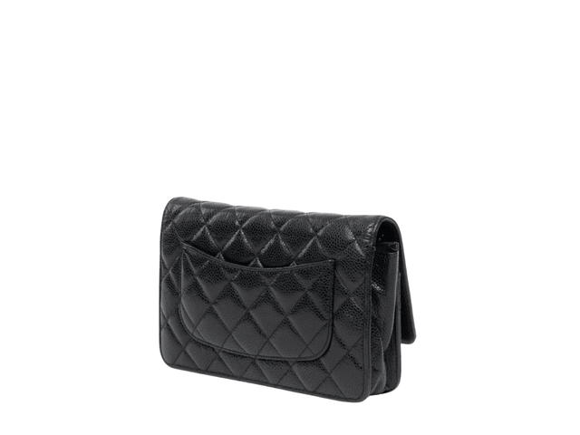 Chanel Chanel Woc In Black Quilted Caviar With Silver Hardware - view 3