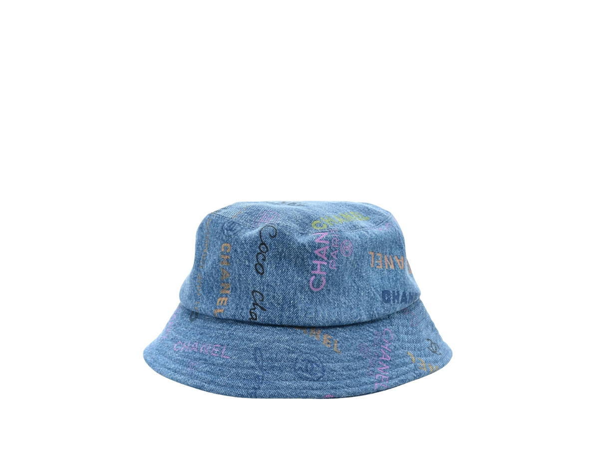 Buy Chanel Denim Mood Cloche Bucket Hat Blue at Sasom – Authentic and Ready to Ship
