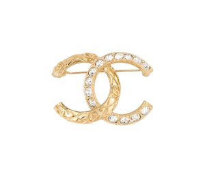 Buy Chanel Strass CC Brooch Gold at Sasom – Authentic and Ready to Ship