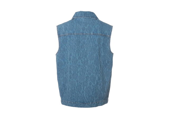 Chanel Chanel Camellia Denim Vest Denim - view 2