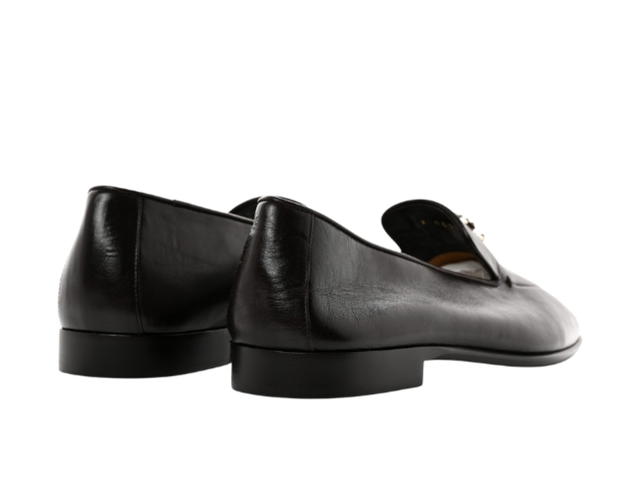 Chanel Chanel Cc Loafers Shiny Calfskin Dark Brown - view 5