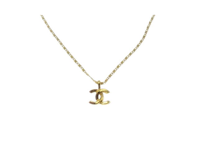 Chanel Chanel 1982 CC Chain Pendant Necklace Gold - view 1