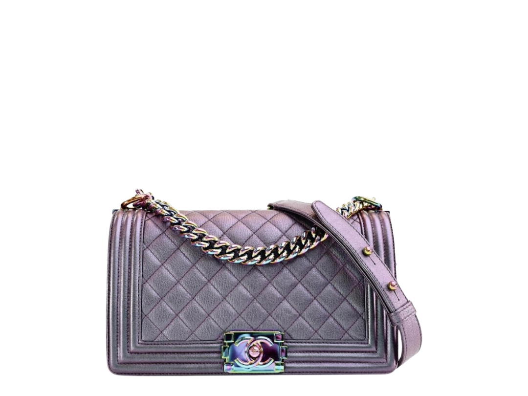 Chanel Chanel Medium Boy Flap Purple