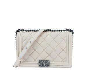 Buy Chanel Boy Large Calfskin Beige at Sasom – Authentic and Ready to Ship