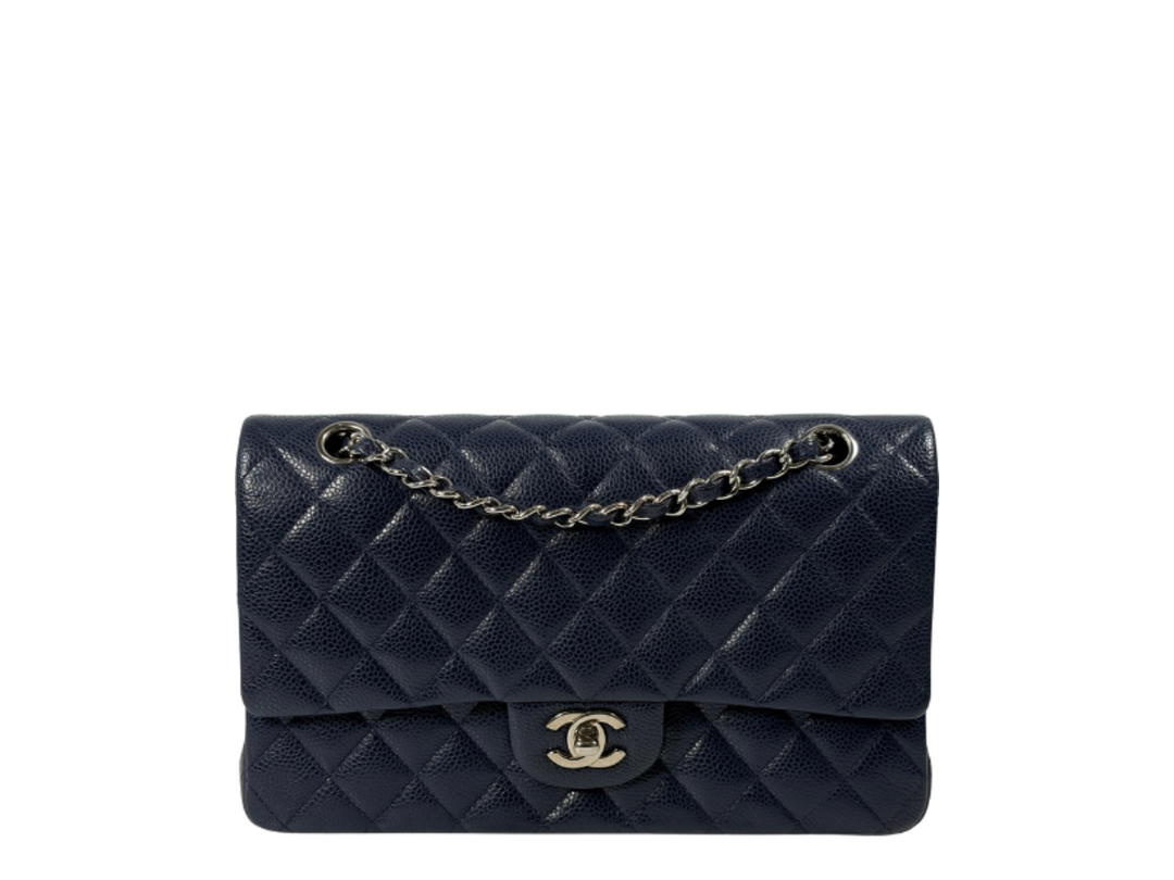 Chanel Chanel Classic 10 Navy Blue