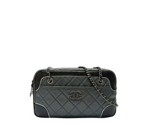 Buy Chanel Camera Bag Grey Black at Sasom – Authentic and Ready to Ship