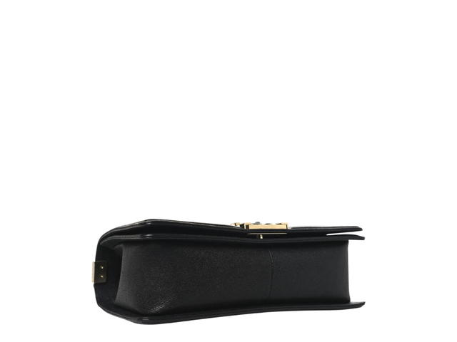 Chanel Chanel Caviar Chevron Quilted Medium Boy Flap Black - view 3