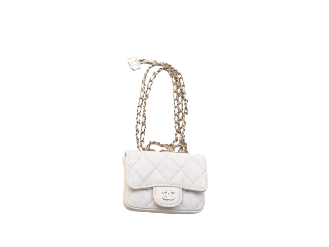 Chanel Chanel Caviar Ghw Holo30 White