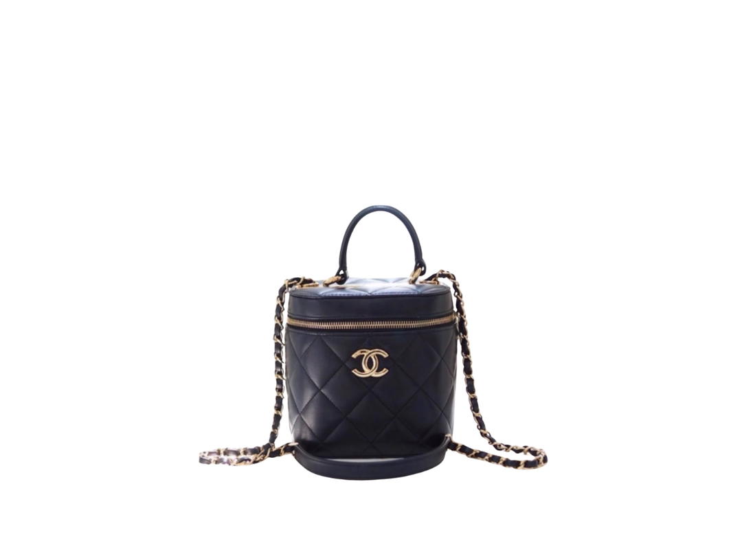 Chanel Chanel Case Ghw Microchip Black