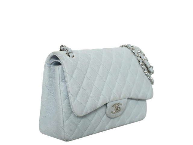 Chanel Chanel Classic Jumbo Double Flap Bag Grey - view 4
