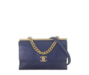 Buy Chanel Coco Luxe Flap Bag Small Navy at Sasom – Authentic and Ready to Ship