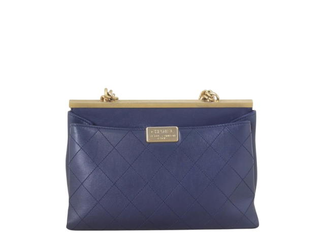 Chanel Chanel Coco Luxe Flap Bag Small Navy - view 2
