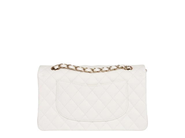Chanel Chanel Classic Medium Double Flap Bag White - view 2