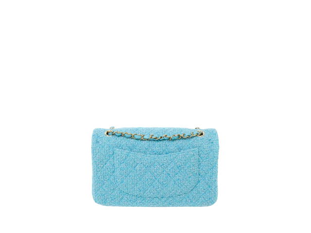 Chanel Chanel Classic Medium Quilted Double Flap Bag Blue - view 2