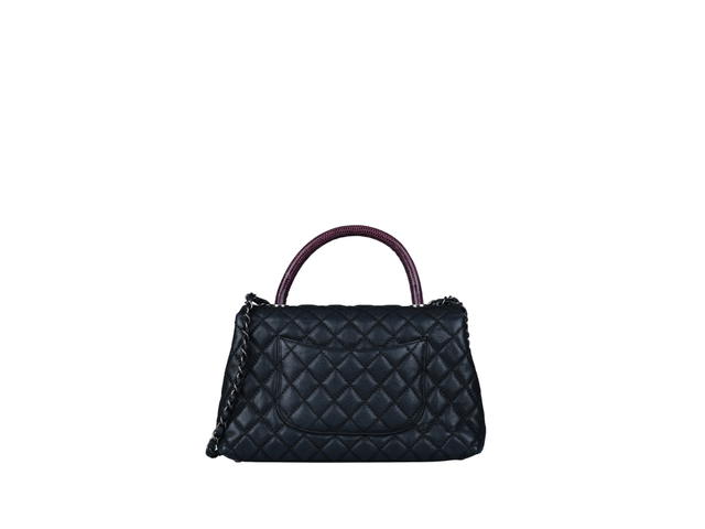 Chanel Chanel Flap Bag With Top Handle Coco 10.5 Black - view 2