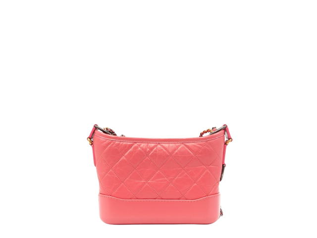 Chanel Chanel Gabrielle Small Hobo Bag In Gold Hardware With Pink - view 4