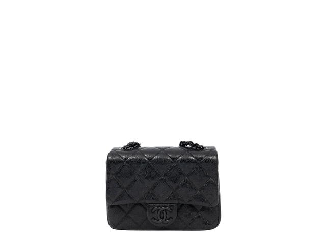 Chanel Chanel Incognito Mini Square Flap In Black Hardware With Black - view 1