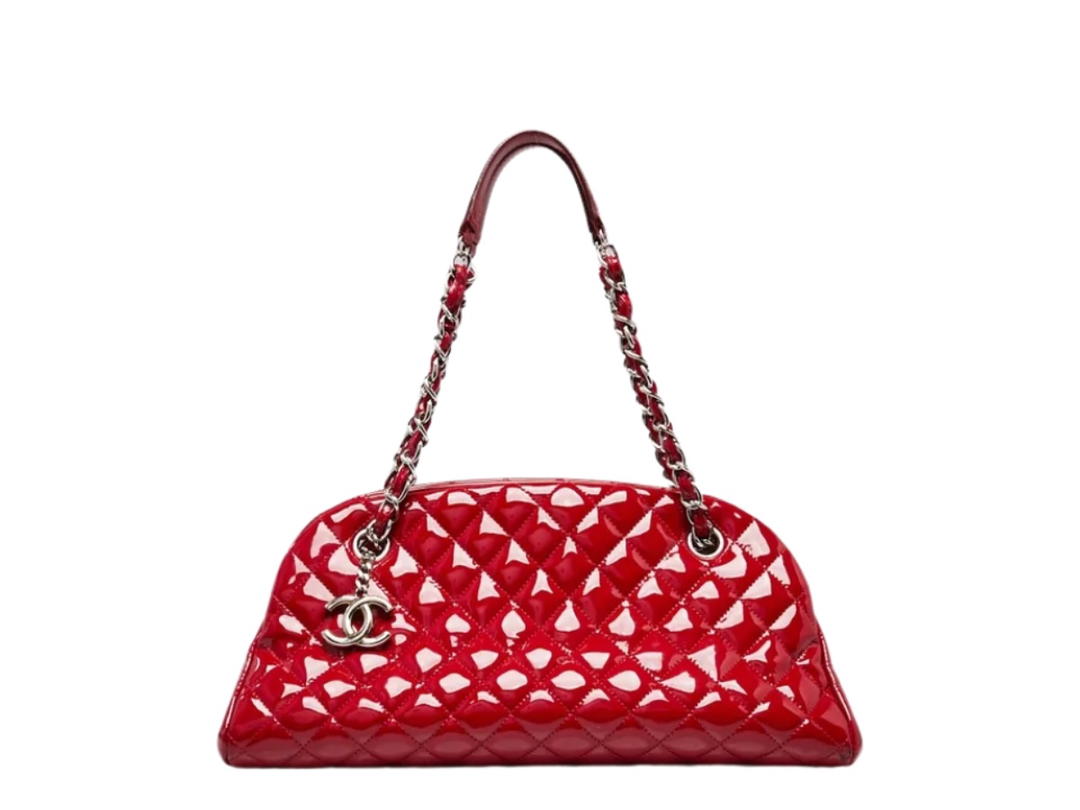 Chanel Chanel Just Mademoiselle Bowling Bag Red