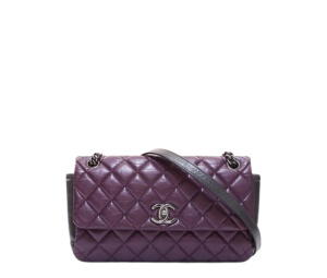 Buy Chanel Lady Pearly Flap Crossbody Bag Metallic Dark Purple at Sasom – Authentic and Ready to Ship