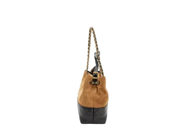 Chanel Chanel Large Shopping Bag Beige Black - view 3